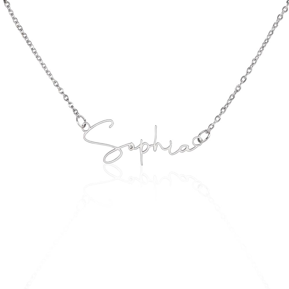 To My Daughter Necklace – Gift with Love Message from Mom